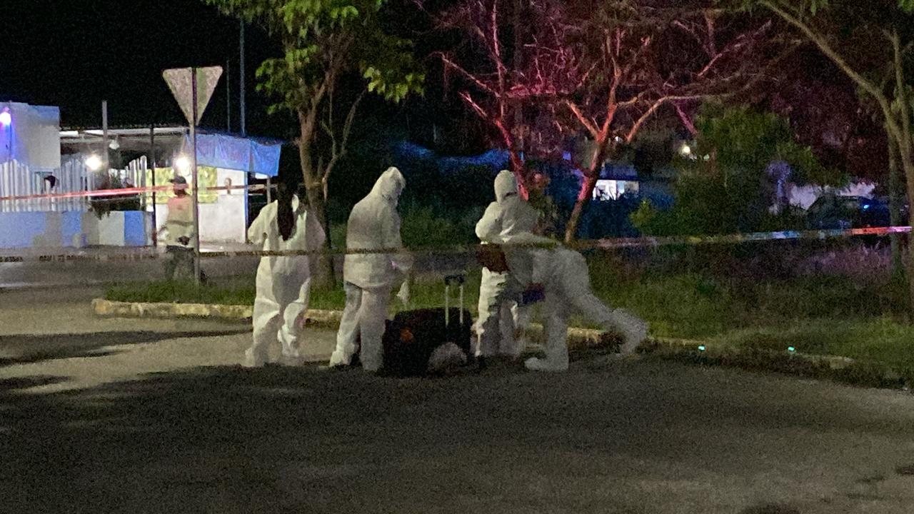 Se informó que en el lugar no se encontraron las llaves de un carro y un celular