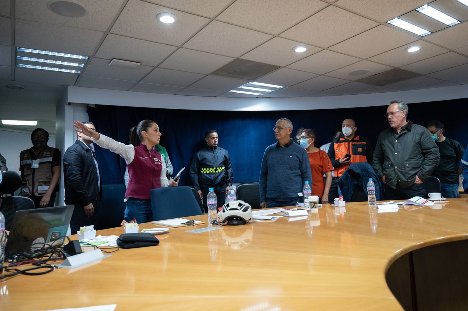 Claudia Sheinbaum supervisó desde la Secretaría de Seguridad Ciudadana de la Ciudad de México