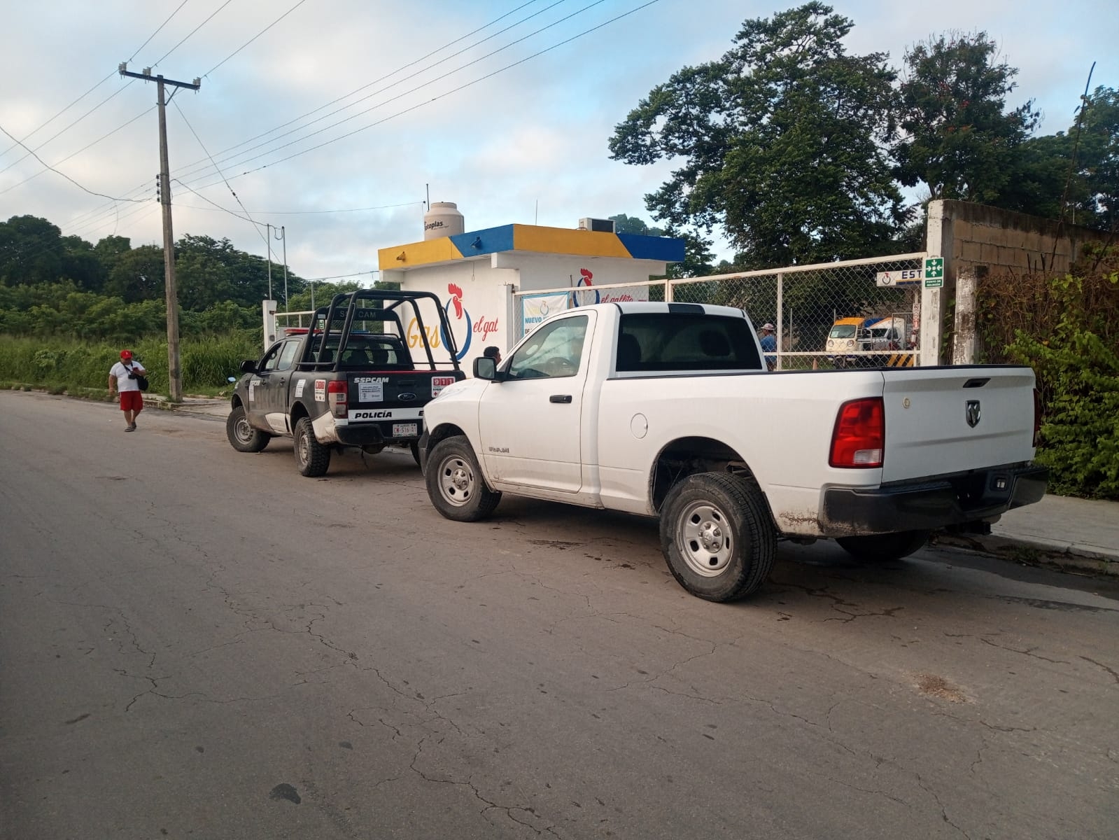 Al lugar llegaron elementos de la policía municipal para las investigaciones correspondientes