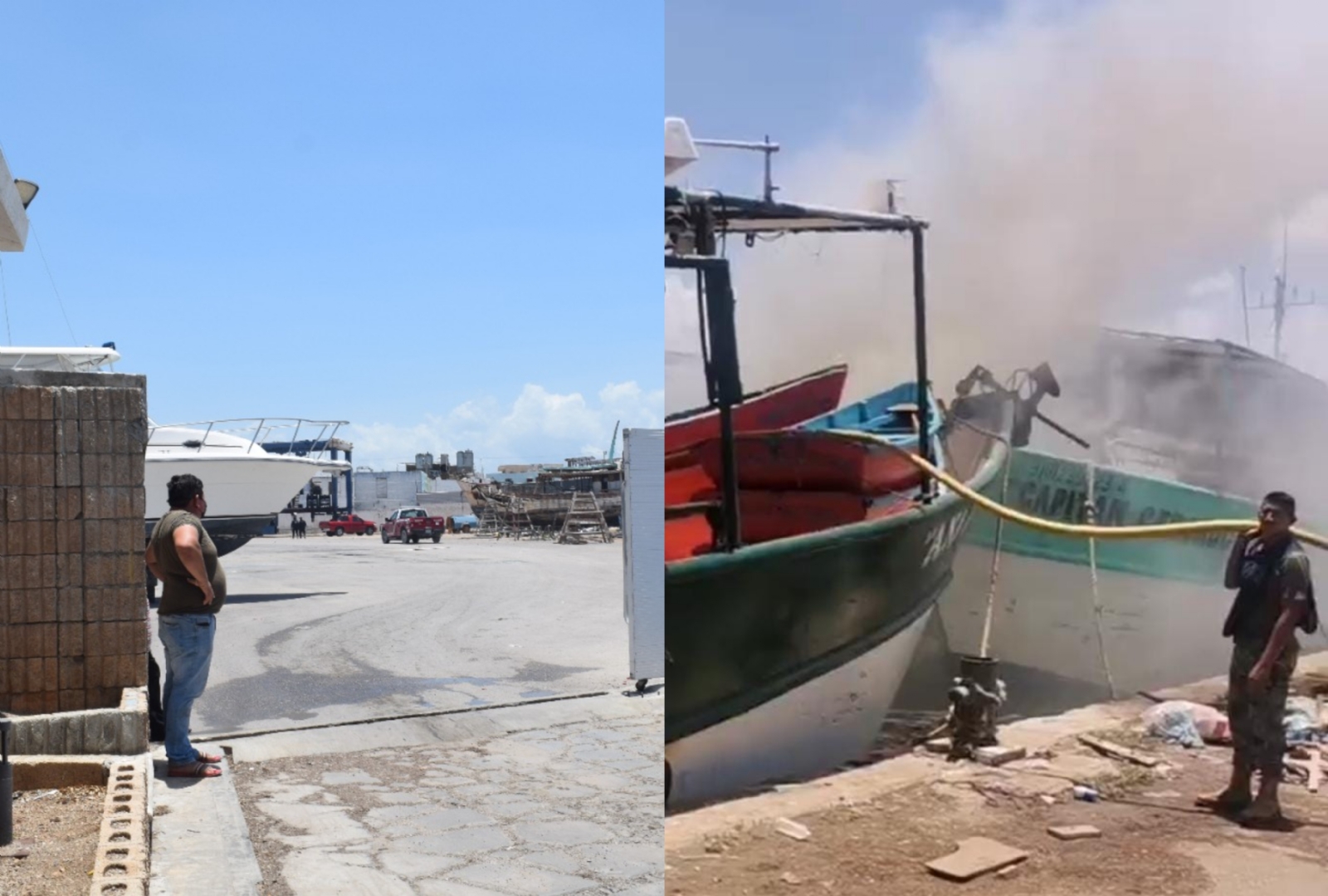 Hasta el momento no se tiene una versión oficial, pero se habla de una explosión en el cuarto de máquinas