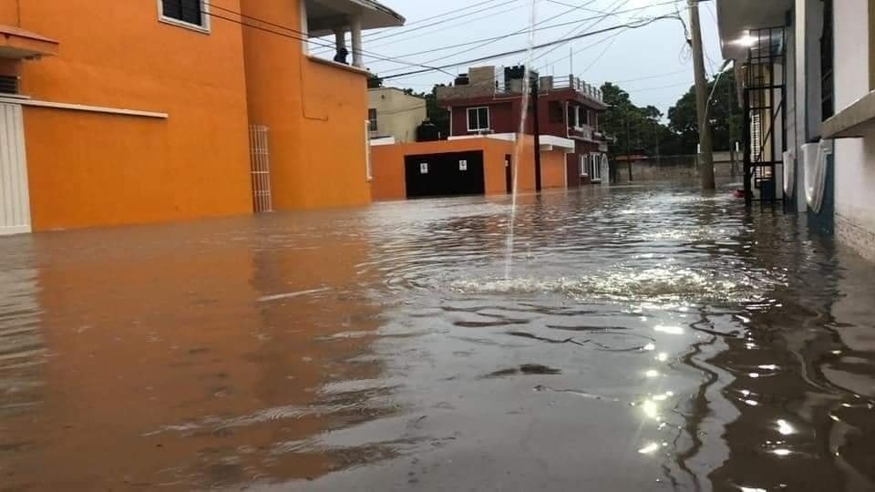 Entre las colonias que se inundan se encuentran Bello Horizonte, Álamos, Sacalchén, entre otras