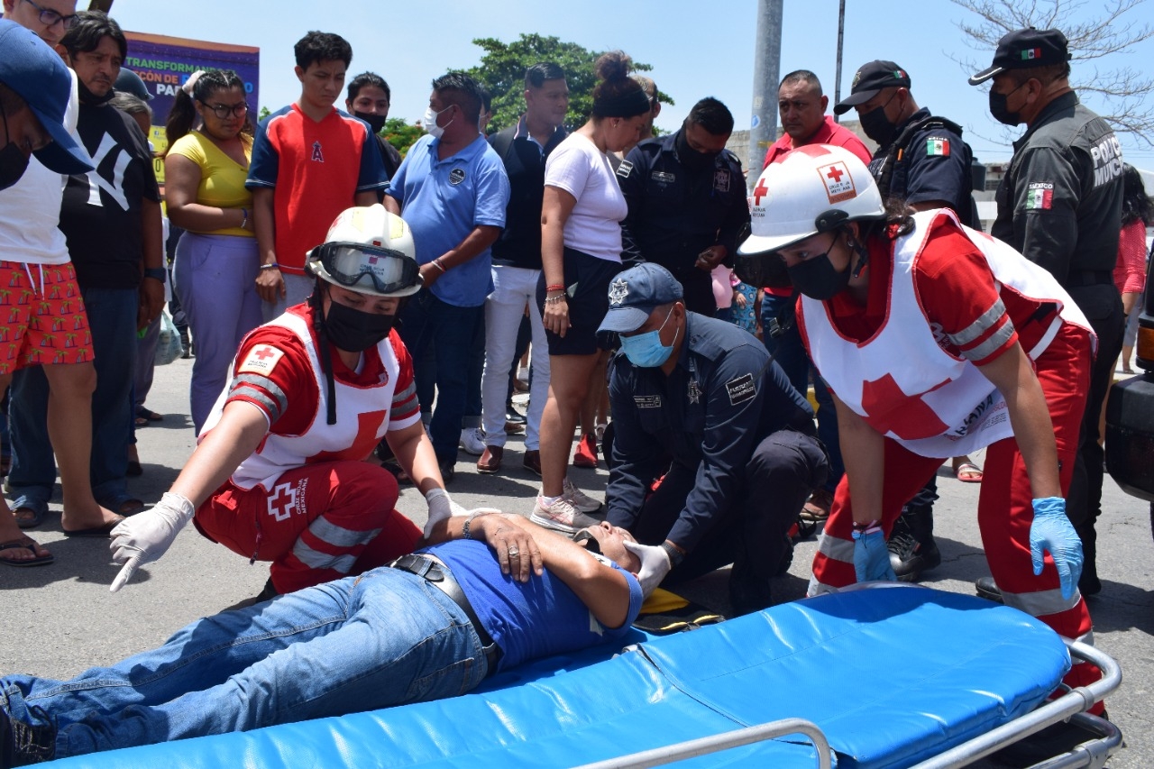 El turista no se dieron cuenta del accidente hasta que avanzaron unos metros El turista no se dieron cuenta del accidente hasta que avanzaron unos metros