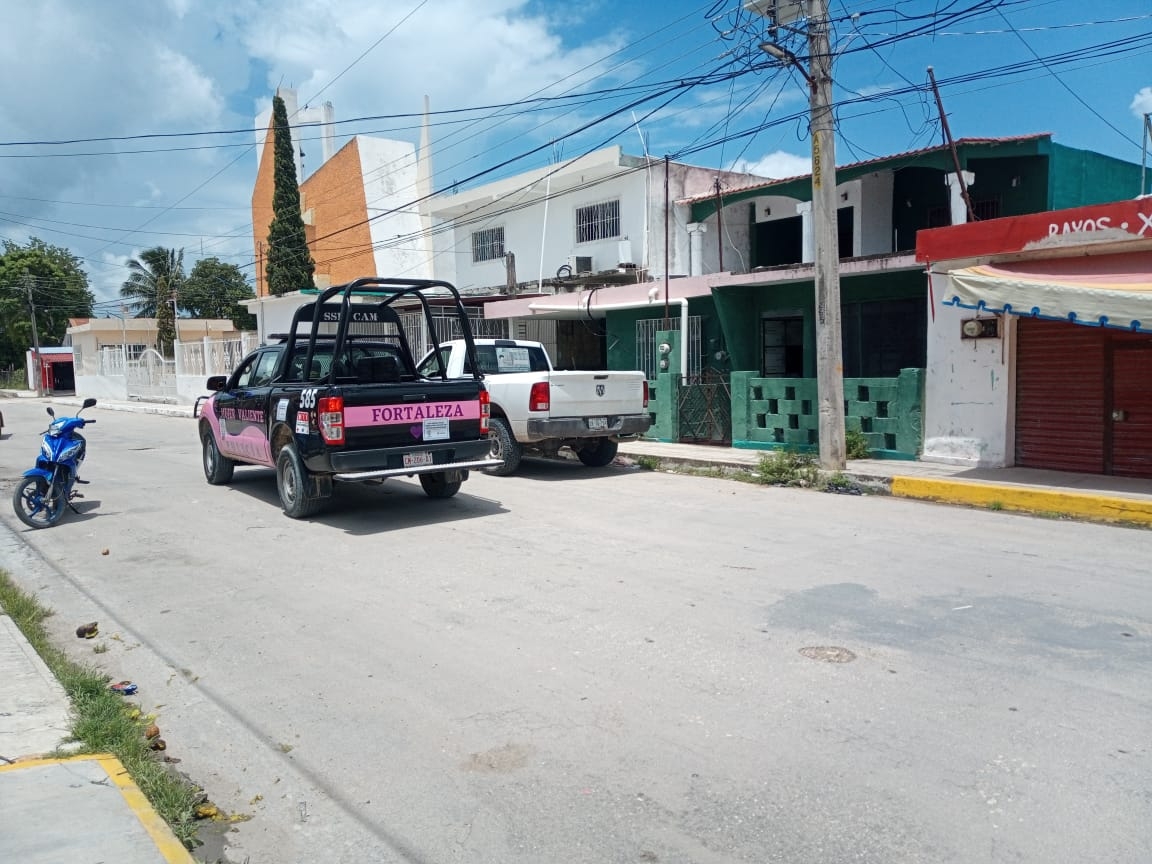 Los elementos de seguridad llegaron al momento en que los ladrones se encontraban en lugar Los elementos de seguridad llegaron al momento en que los ladrones se encontraban en lugar