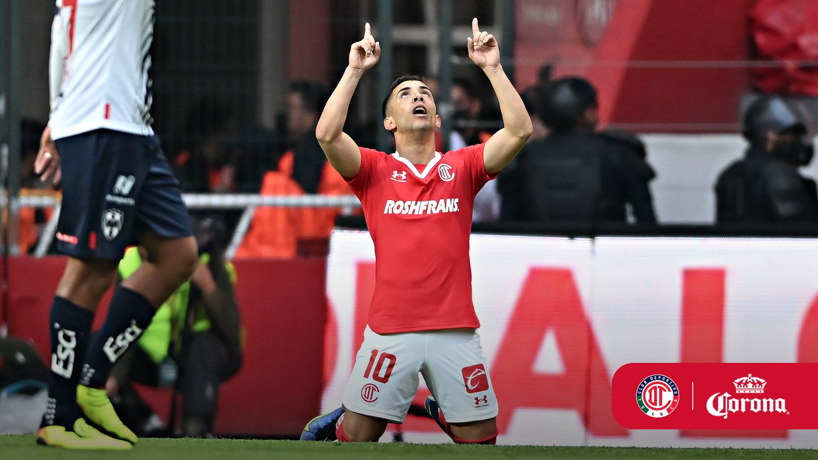 Rodrigo Aguirre rescata empate de Monterrey ante el líder Toluca Rodrigo Aguirre rescata empate de Monterrey ante el líder Toluca