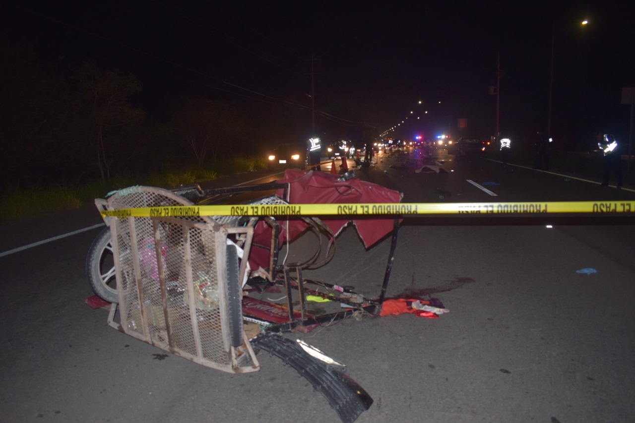 Colocan brazalete electrónico al mototaxista involucrado en mortal accidente en la carretera Mérida-Progreso