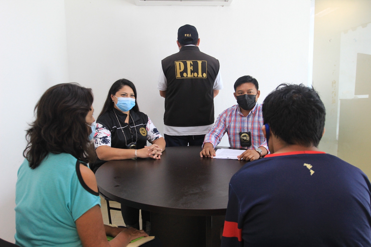 En el operativo de búsqueda participaron elementos de la Unidad Especializada en la Búsqueda de Personas Desaparecidas y no Localizadas de la FGE,