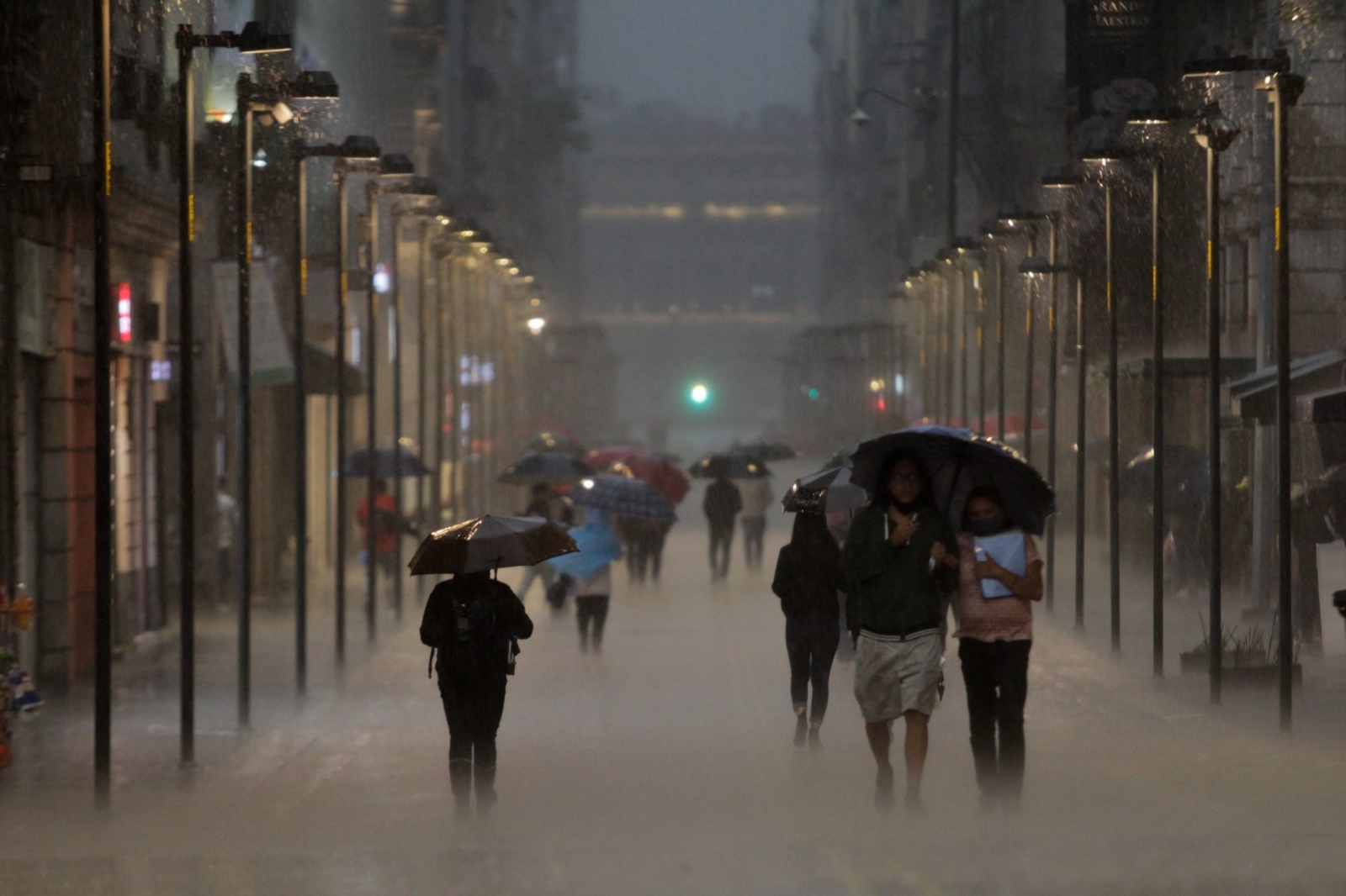 Las lluvias se presentaran en siete alcaldías de la CDMX. Foto: Cuartoscuro