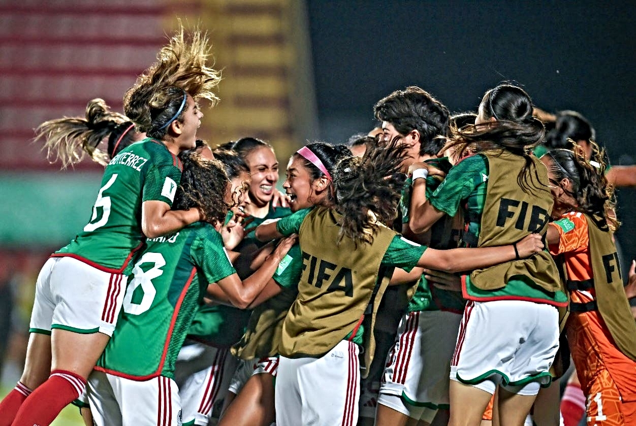 La selección mexicana terminó en el segundo lugar del Grupo B y consumaron su pase a cuartos de final tras vencer a Alemania. Foto: Twitter @Miseleccionfem La selección mexicana terminó en el segundo lugar del Grupo B y consumaron su pase a cuartos de final tras vencer a Alemania. Foto: Twitter @Miseleccionfem
