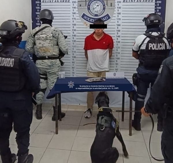 El sujeto fue detenido al no comprobar la legal portación del arma El sujeto fue detenido al no comprobar la legal portación del arma