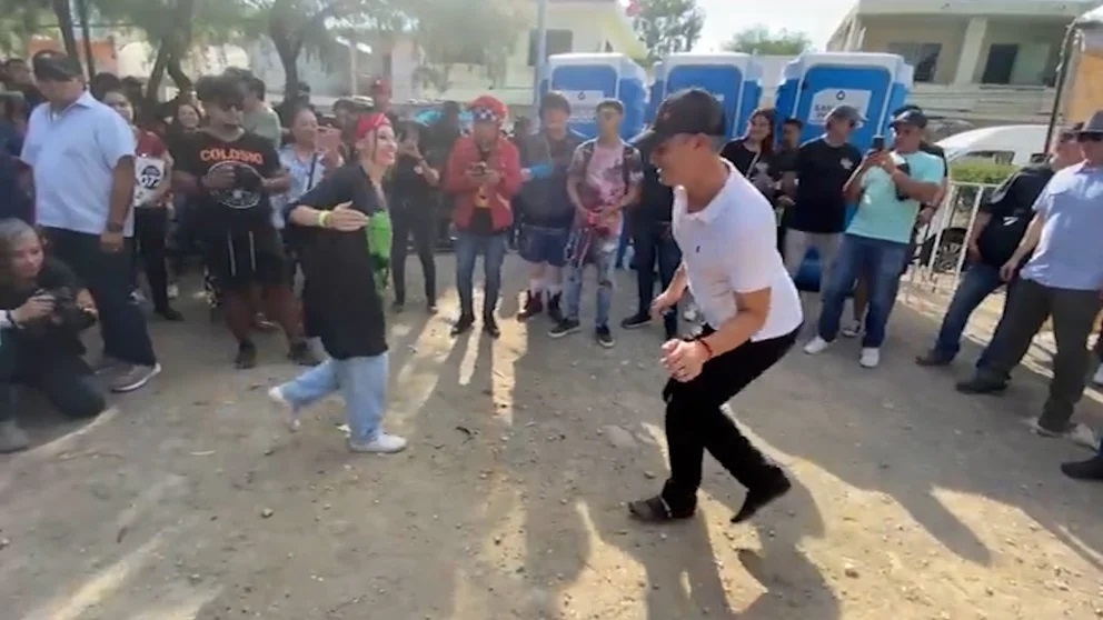 Luis Donaldo Colosio Riojas se vio disfrutando del tributo a Celso Piña