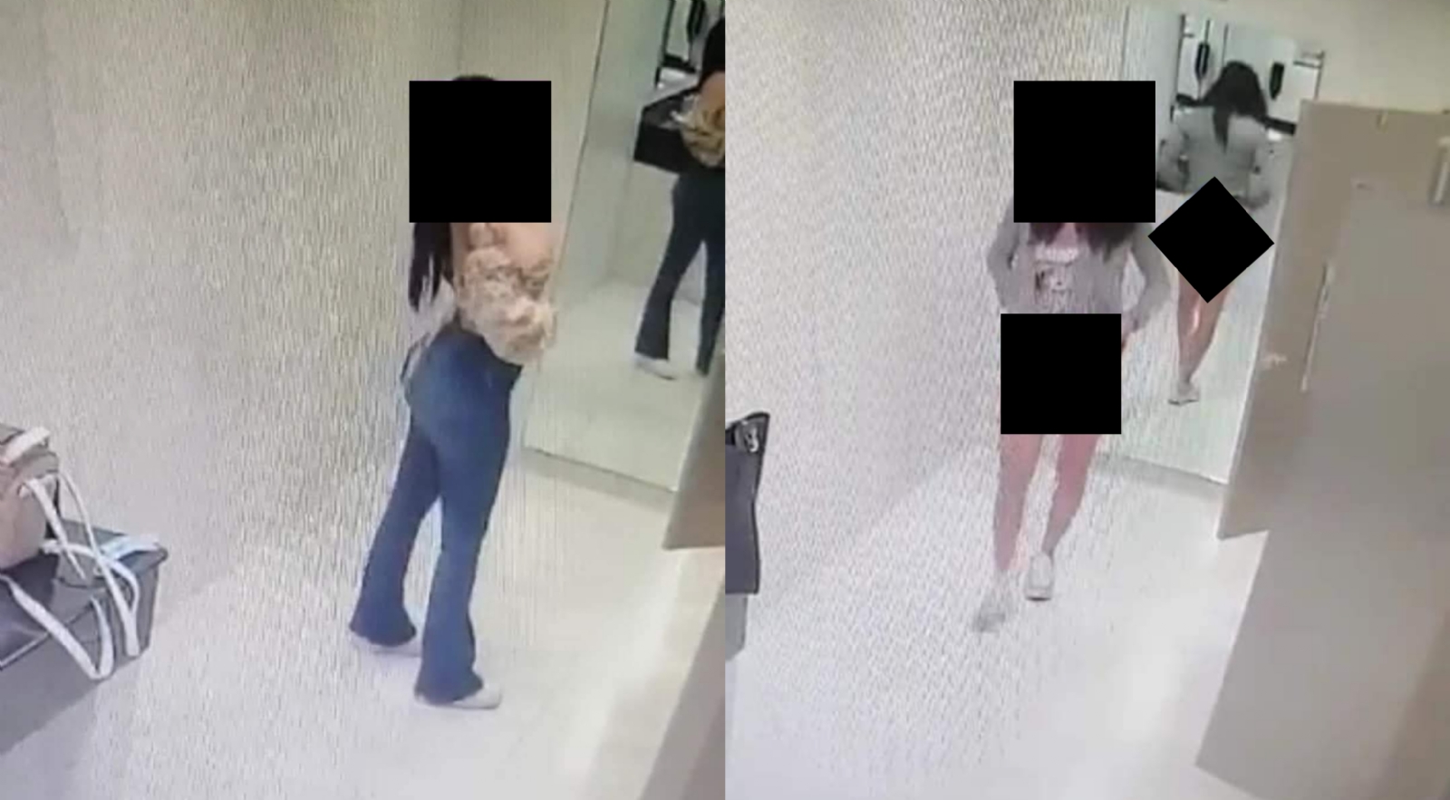 Las cámaras se encontraban escondidas en los baños de damas Las cámaras se encontraban escondidas en los baños de damas