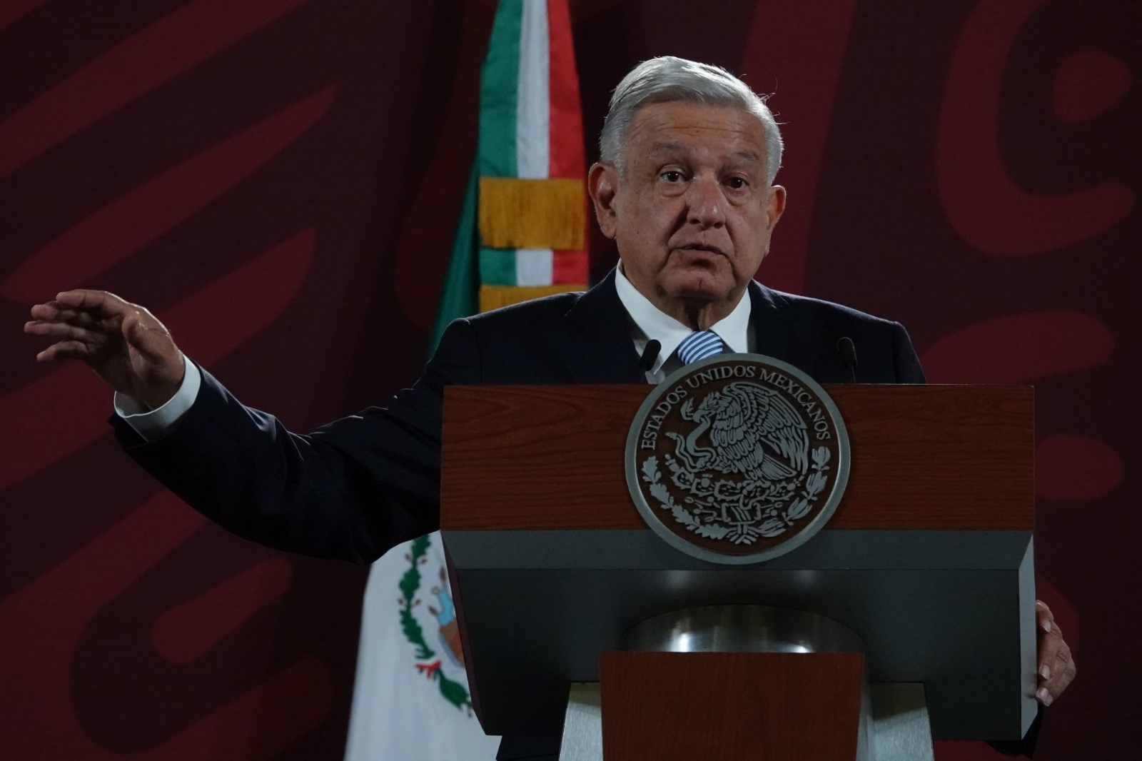 El informe será en los corredores donde está el mural de Diego Rivera, ‘La epopeya del pueblo mexicano’, en Palacio Nacional.
