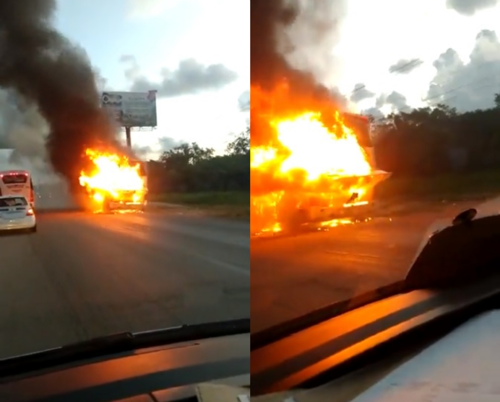 Hasta el momento se desconoce si en el autobús viajaban pasajeros