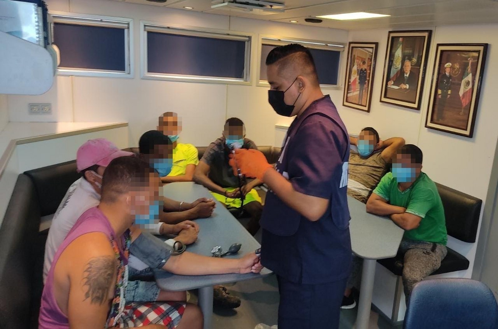 Los migrantes ilegales en Isla Mujeres fueron rescatados de alta mar, ya que en algunos casos sus embarcaciones quedaron a la deriva