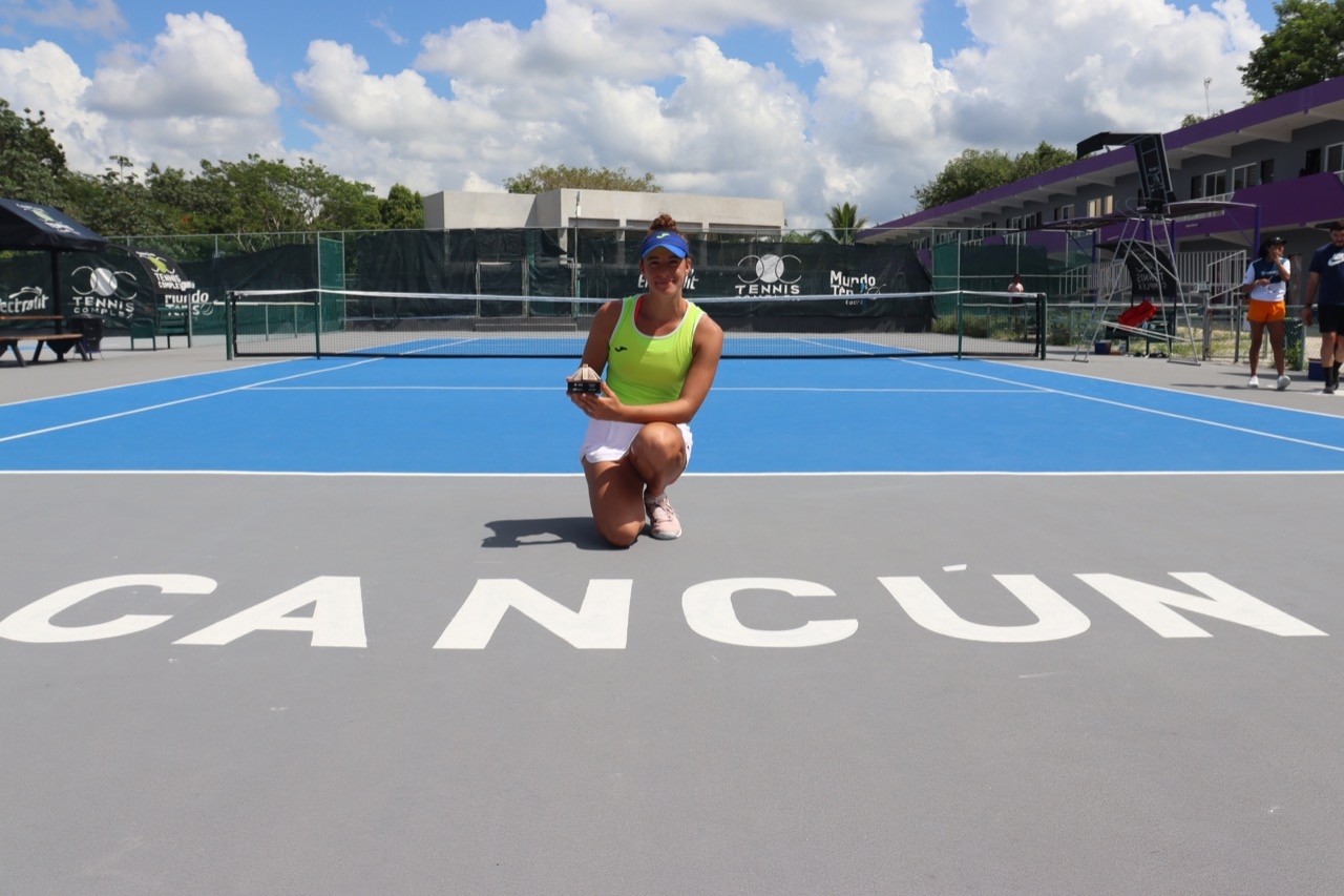 La deportista sudamericana obtuvo la victoria con dos sets pares en Cancún, lo que la catapultó hacia el US Open Junior La deportista sudamericana obtuvo la victoria con dos sets pares en Cancún, lo que la catapultó hacia el US Open Junior