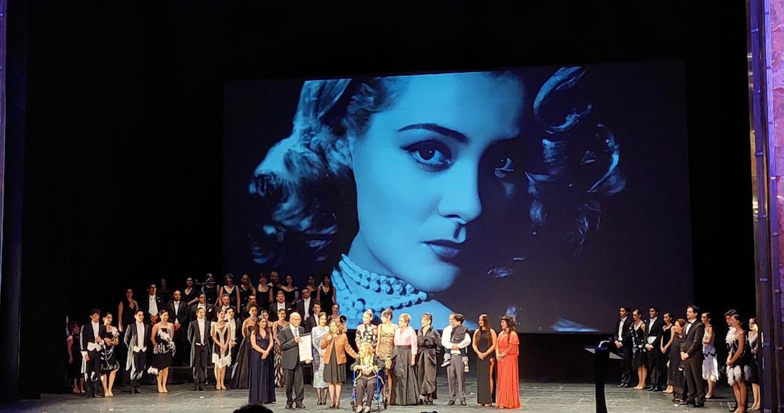 Silvia Pinal agradeció el homenaje que le hicieron en Bellas Artes
