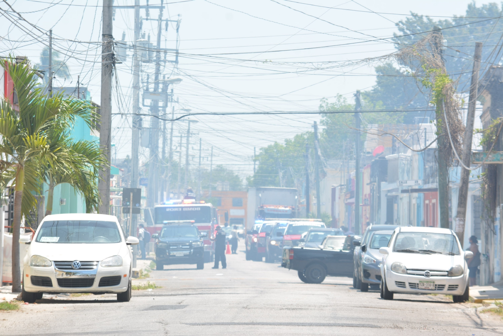 Terreno de La Plancha de Mérida se incendia durante los trabajos de mantenimiento