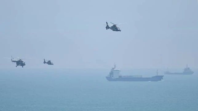 China continúa su operativo en Taiwán