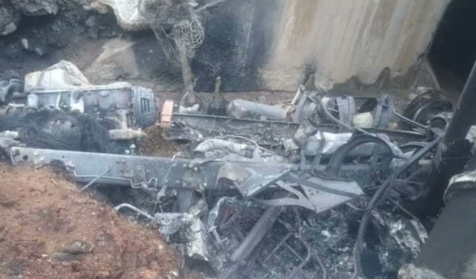 El accidente se reportó este jueves en Hidalgo. Foto: Twitter El accidente se reportó este jueves en Hidalgo. Foto: Twitter