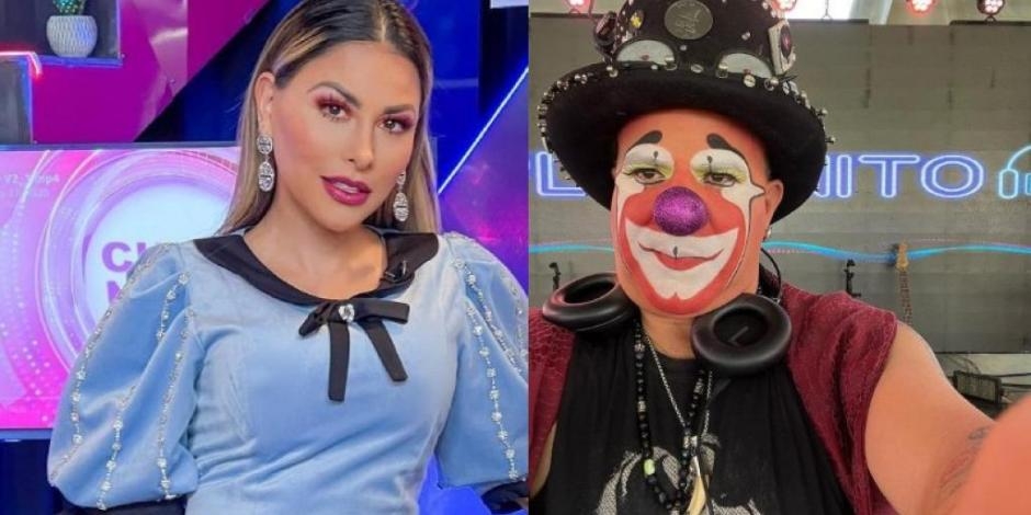 La presentadora denunció recientemente que el payaso le tocó los senos cuando fue invitada a su show de Estrella TV