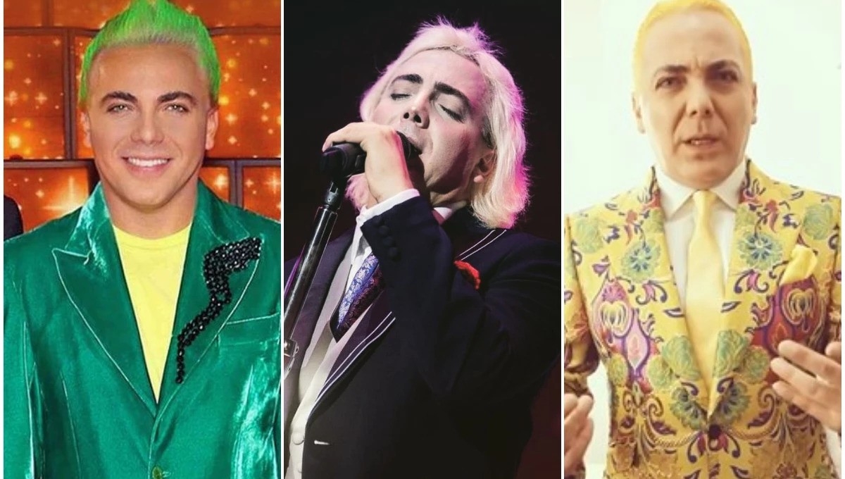 Cristian Castro no para con sus cambios de look. Foto: Especial Cristian Castro no para con sus cambios de look. Foto: Especial