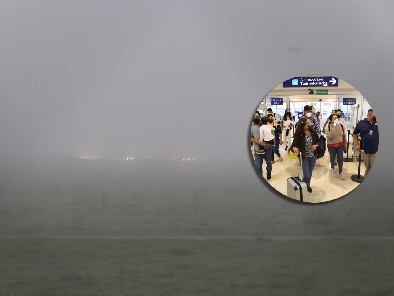 La neblina causó que los pasajeros de los diversos vuelos con atraso esperaran información de sus aerolíneas sobre sus salidas desde Mérida La neblina causó que los pasajeros de los diversos vuelos con atraso esperaran información de sus aerolíneas sobre sus salidas desde Mérida