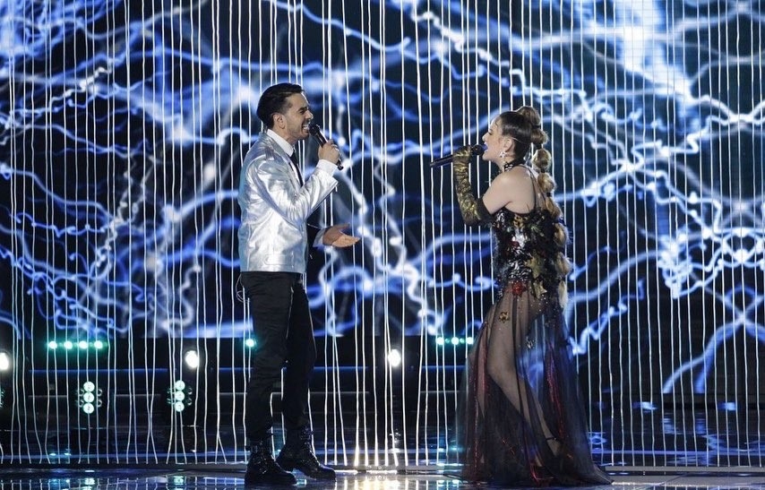 Mar y Andrés realizaron una gran interpretación a dueto. Foto: La Academia