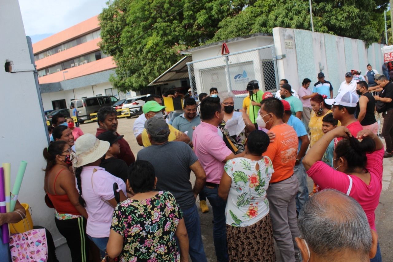 El titular del Smapac aseguró que son varias colonias de Ciudad del Carmen sin el servicio de agua potable
