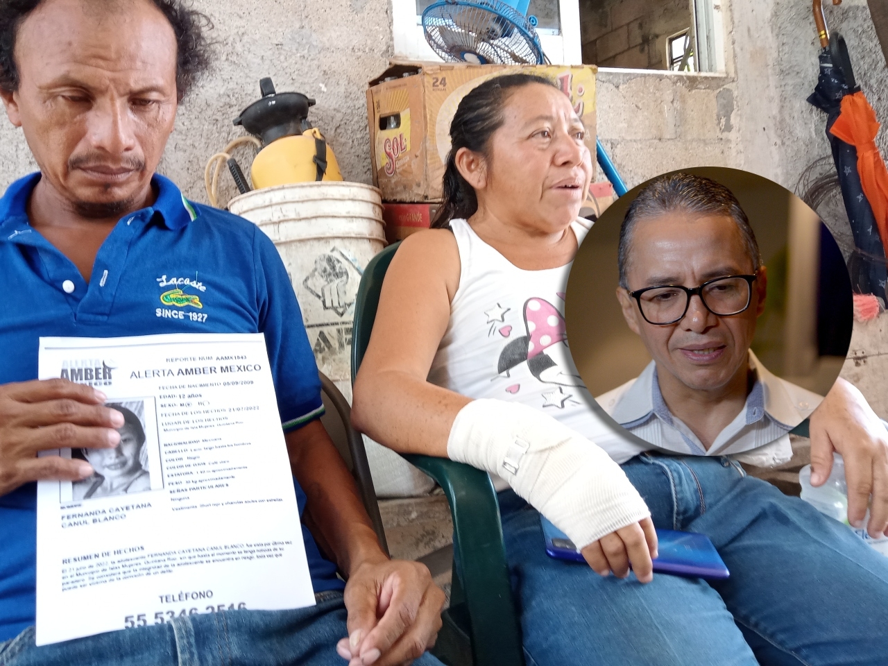 Los padres de Fernanda Cayetana Canul, desaparecida en la Zona Continental de Isla Mujeres, recriminó que la FGE Quintana Roo lanzara una órden de aprehensión a más de 15 días del hecho Los padres de Fernanda Cayetana Canul, desaparecida en la Zona Continental de Isla Mujeres, recriminó que la FGE Quintana Roo lanzara una órden de aprehensión a más de 15 días del hecho