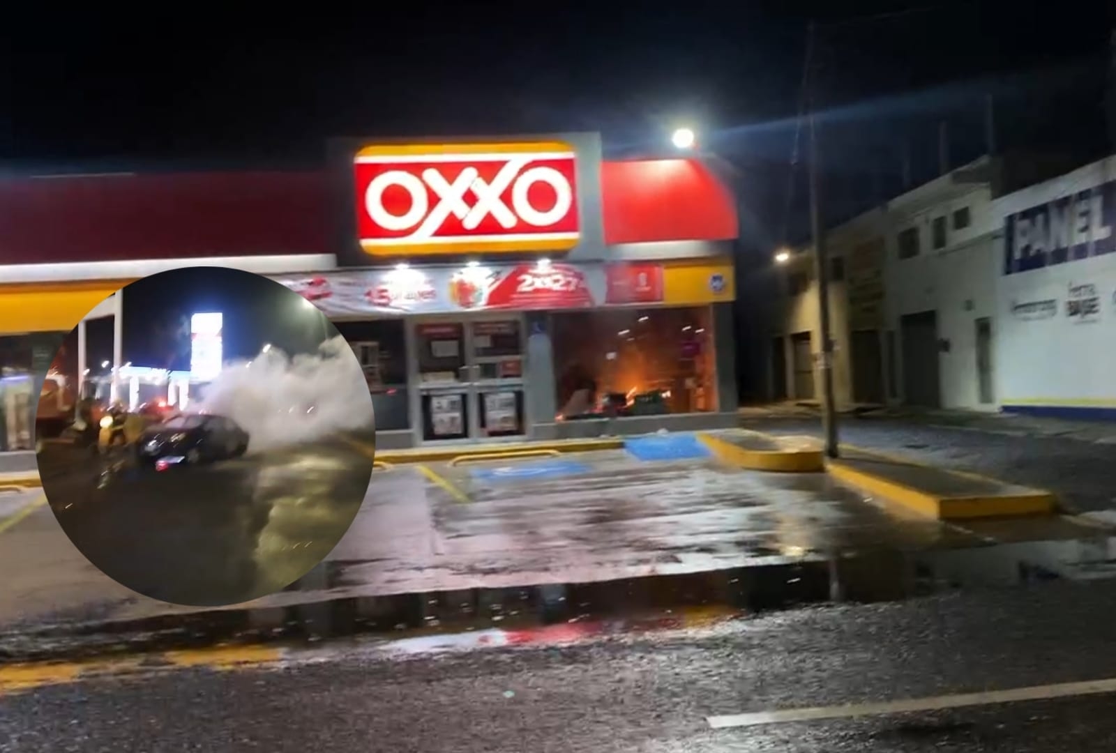 Queman Oxxos, farmacias y vehículos en Guanajuato y Jalisco por enfrentamiento