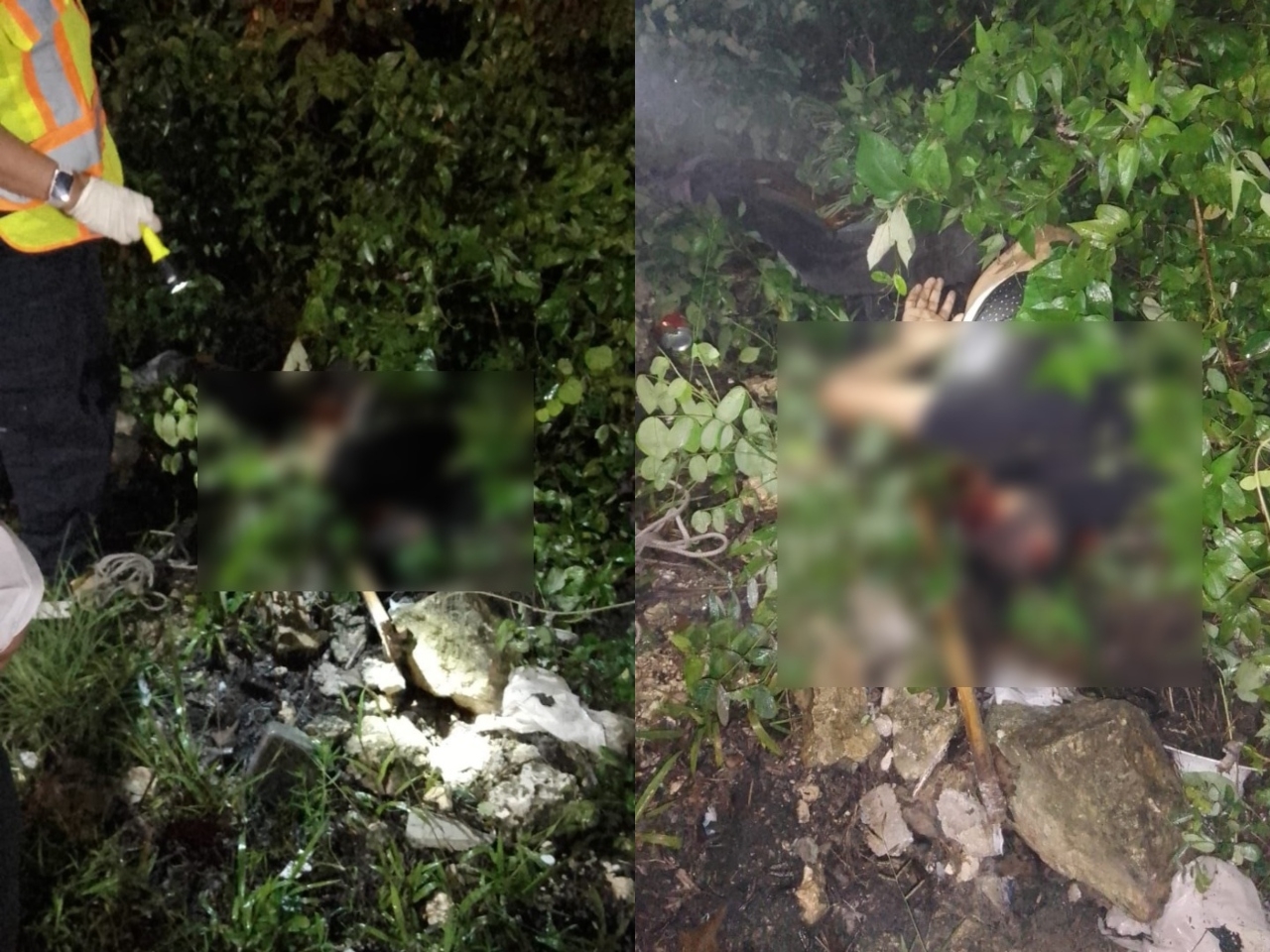 El cuerpo del motociclista muerto cerca del fraccionamiento Villas del Carmen en Solidaridad, fue llevado al Semefo de la demarcación para esperar que su familia lo reclame El cuerpo del motociclista muerto cerca del fraccionamiento Villas del Carmen en Solidaridad, fue llevado al Semefo de la demarcación para esperar que su familia lo reclame