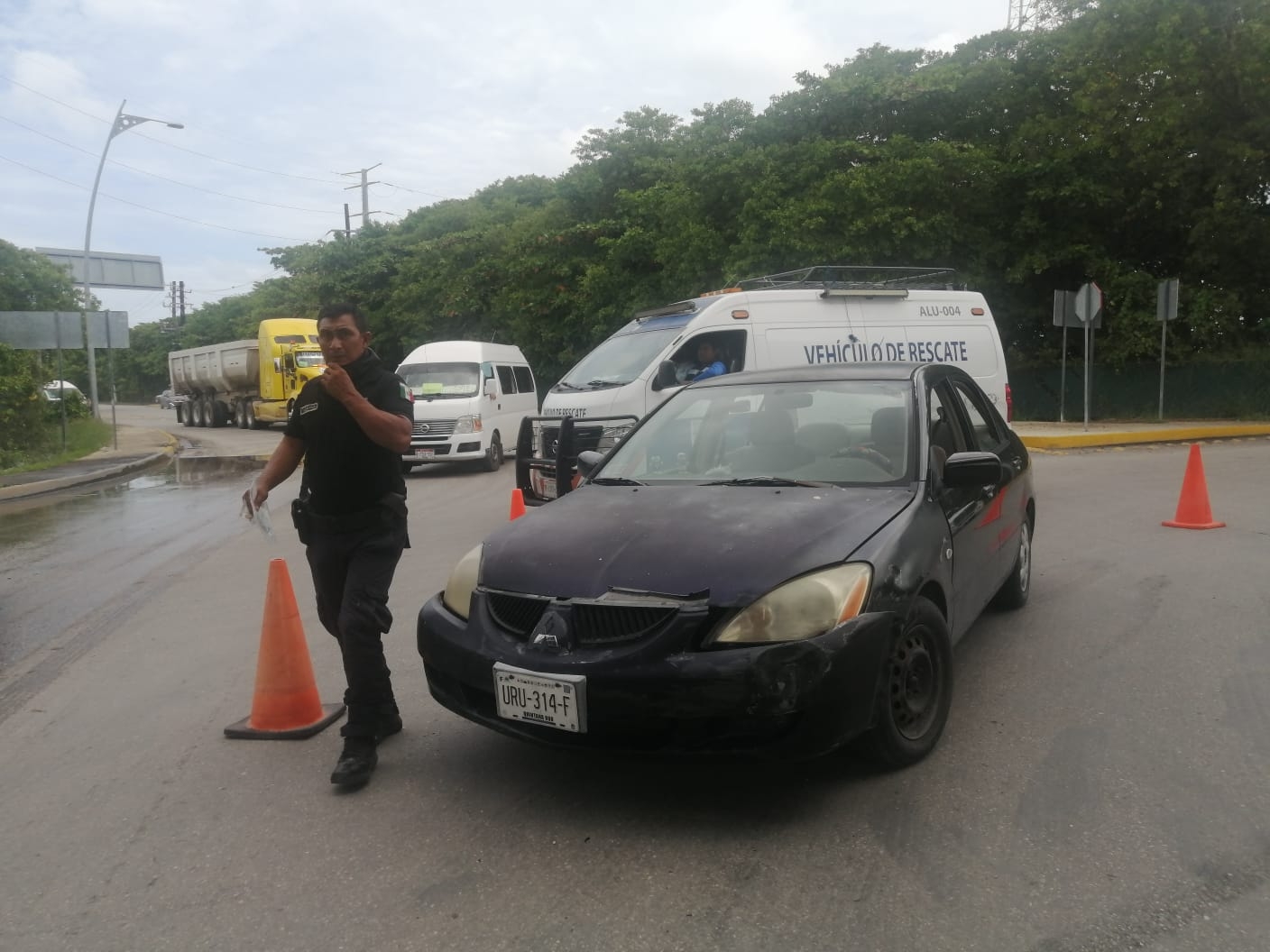 Un joven resultó con un alambre incrustado en el brazo