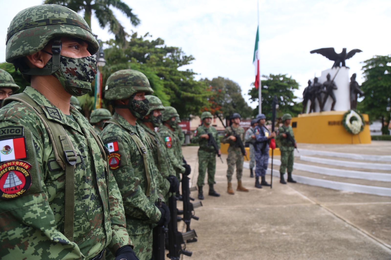 ¡Murió por la patria! Recuerdan a los Niños Héroes de Chapultepec en Mérida