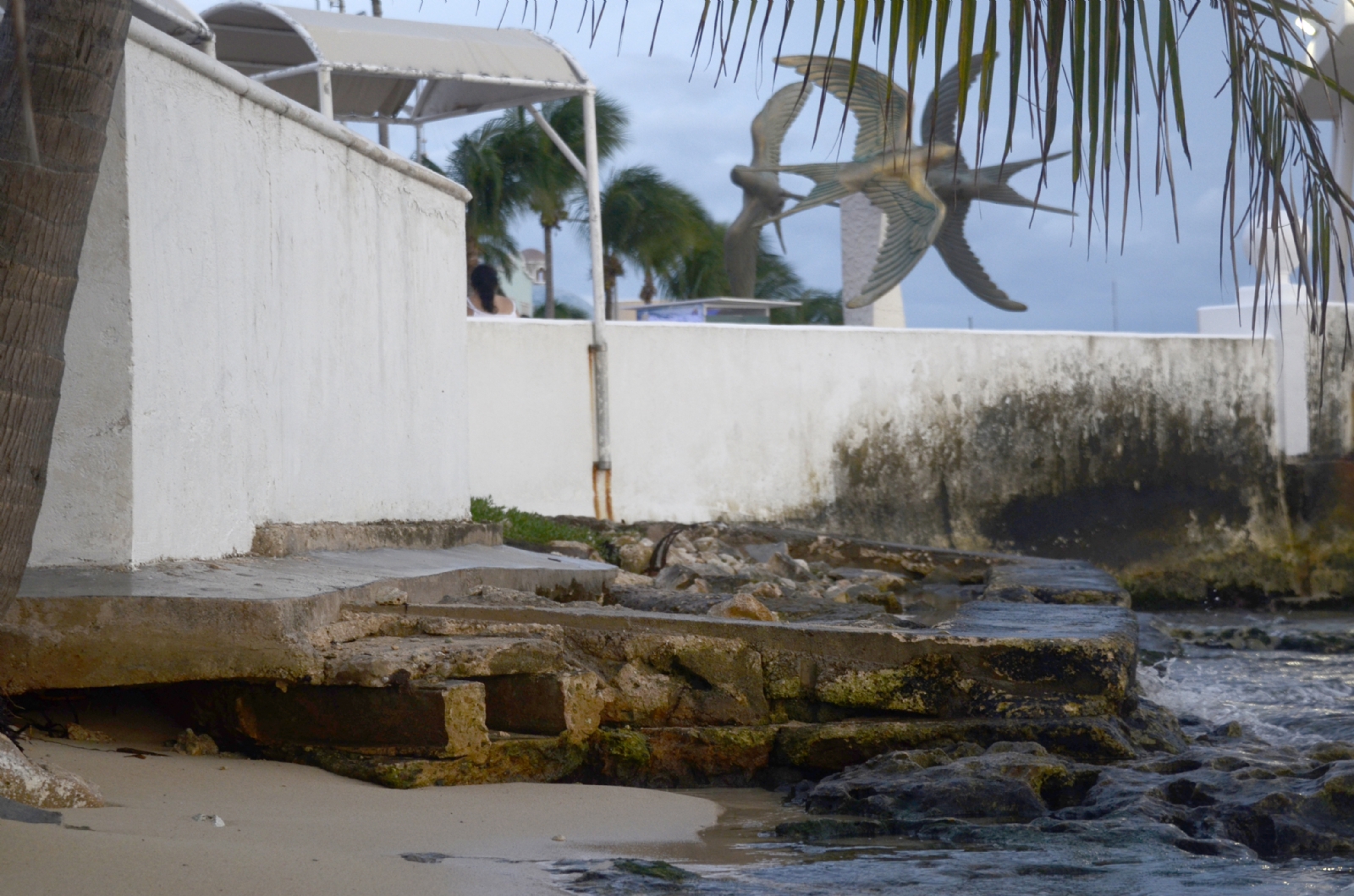 Cozumel se ha visto afectado por el crecimiento acelerado en el número de habitantes y habitaciones de hotel, debido a la actividad turística