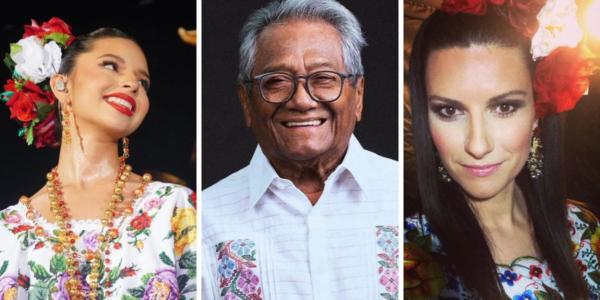 De Mérida para el mundo. Fotos: Instagram angela_aguilar_, armandomanzaoficial y LauraPausini