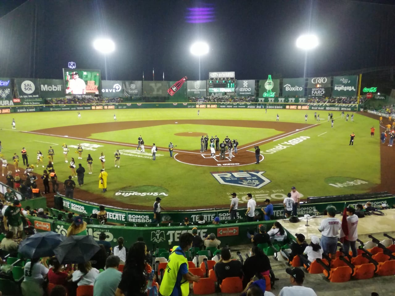 Los Leones de Yucatán están a punto de aventajar la Serie del Rey desde el estadio de Kulkulcán