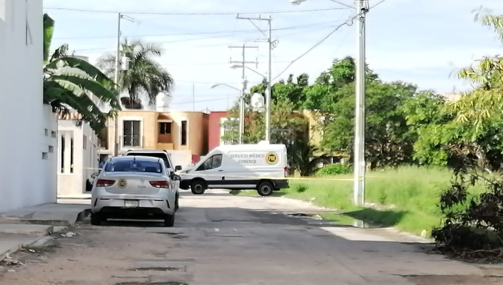 El lugar fue acordonado por elementos de la SSP para las investigaciones necesarias