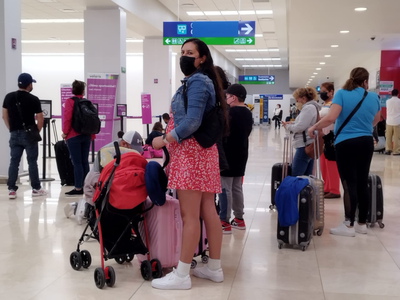 Dos de los vuelos suspendidos fueron de Volaris Dos de los vuelos suspendidos fueron de Volaris