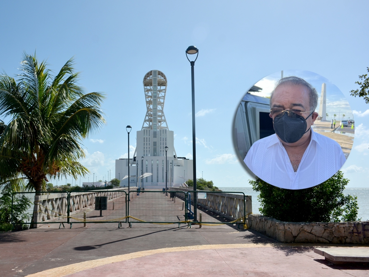 Obras Públicas de Q.Roo gasta 20 mdp en mantenimiento de la megaescultura de Chetumal
