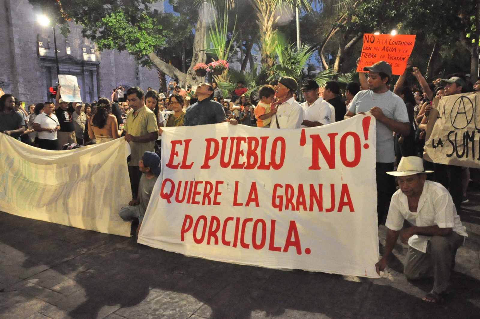 Integrantes del Frente Campesino comentaron que el despojo fue a partir de la corrupción y de una relación de complicidad con las autoridades agrarias y estatales