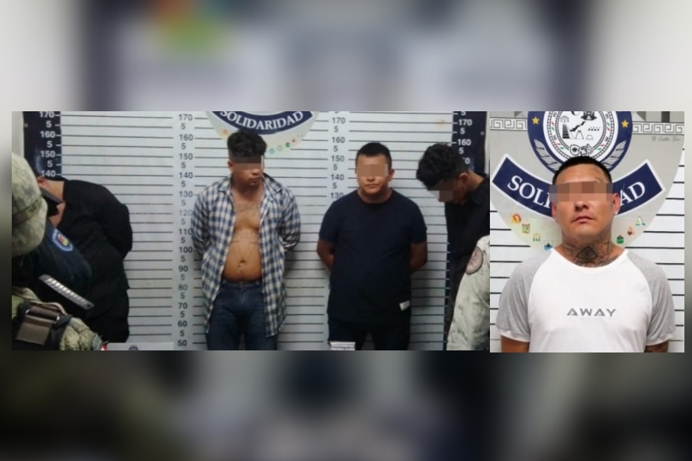 Los detenidos con drogas y armas en Playa del Carmen fueron llevados a la Fiscalía Antinarcóticos en la ciudad, donde esperarán definir su situación jurídica Los detenidos con drogas y armas en Playa del Carmen fueron llevados a la Fiscalía Antinarcóticos en la ciudad, donde esperarán definir su situación jurídica