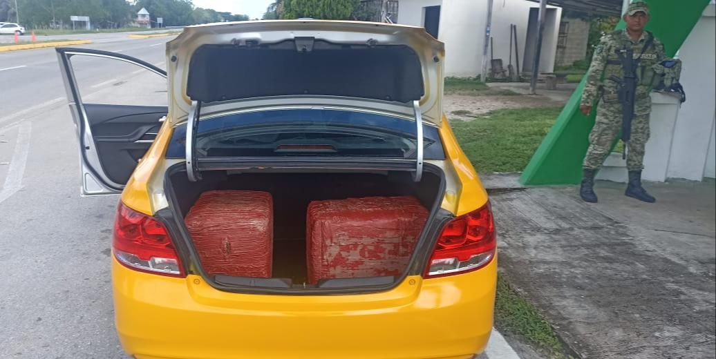 El cargamento fue trasladando todo a la ciudad de Chetumal donde fue puesto a disposición de la Fiscalía General de la República.