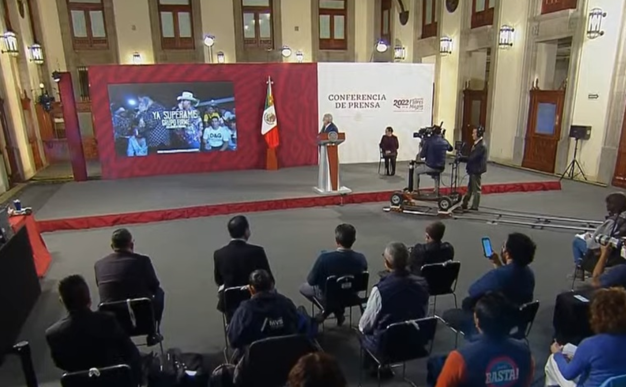 El presidente Andrés Manuel López Obrador celebró el concierto de que Grupo Firme ofreció en el Zócalo de la Ciudad de México