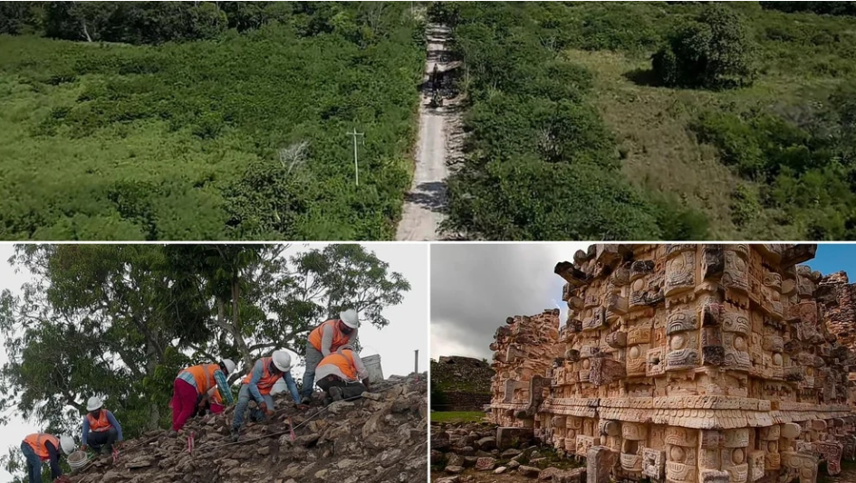 se han recuperado más de 26 mil elementos arqueológicos de la ruta del Tren Maya