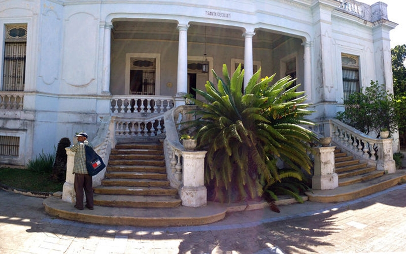La casona 'Santa Cecilia' está ubicada en una zona de Monumentos Históricos de Mérida