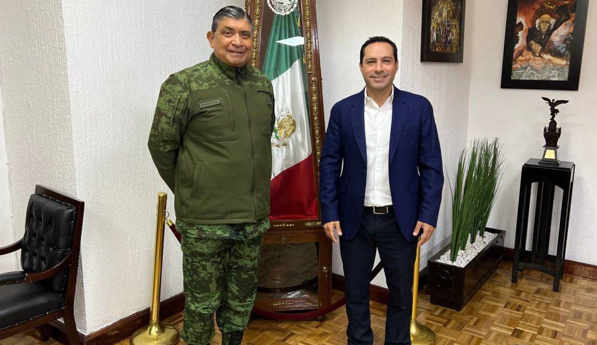 Mauricio Vila y el titular de la Sedena revisan avances del proyecto del Gran Parque La Plancha