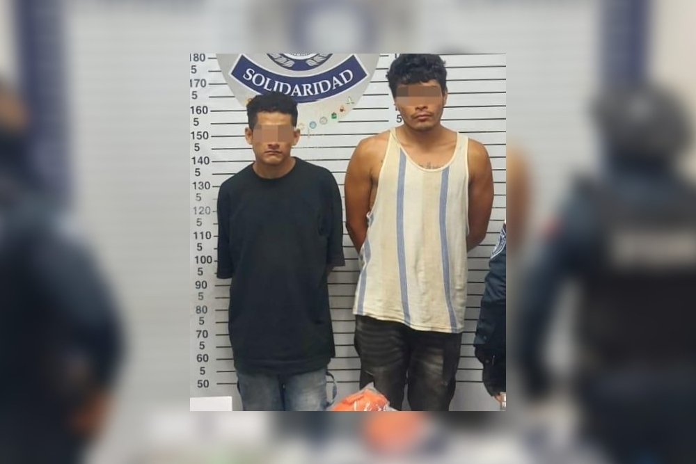 Detienen a un campechano y un veracruzano con droga en Playa del Carmen
