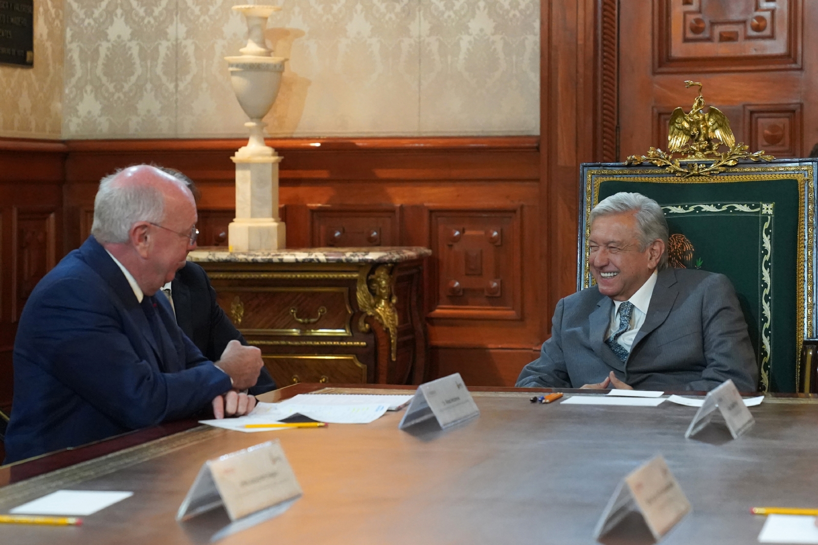 AMLO Ross McInnes platicaron sobre los empleos generados en México, así como su promesta de inversión en la nación