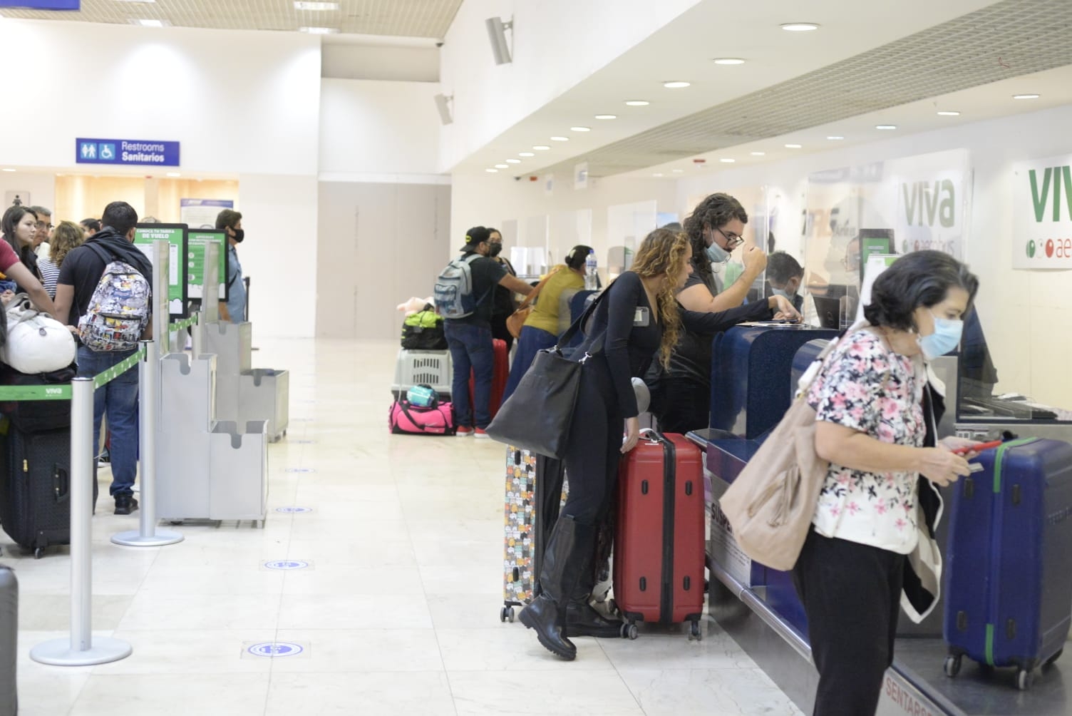 Después de comprar una caja nueva para su gato, la nieta de Lucila Mariscal. VivaAerobus continúo poniéndole restricciones