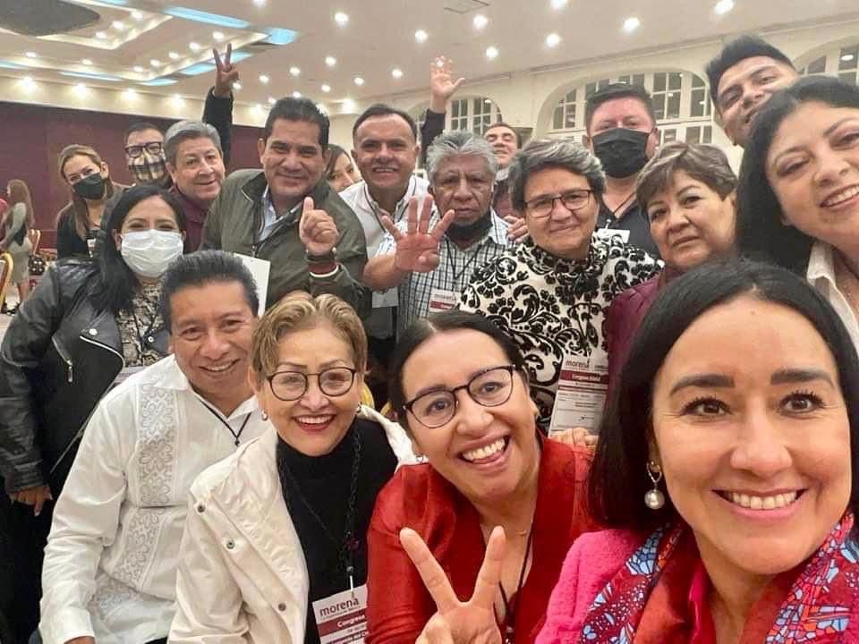 La senadora Martha Guerrero fue elegida por la mayoría de los consejeros de Morena en el Estado de México